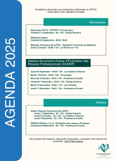 Agenda 2ème semestre