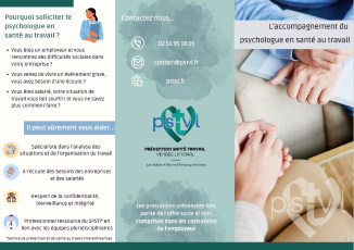 Flyer Psychologue du travail