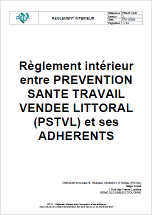 Règlement intérieur